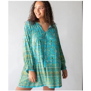 Natural Life Dara Long Sleeve Boho Dress.